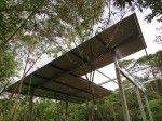 Corral near jungle under construction