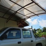 The new carport