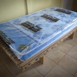 The new guest bed with mattress