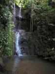 Wading pool at the waterfall